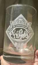 WhatABurger Wizard Of Oz 50th Anniversary Drinking Glass Vintage 1989