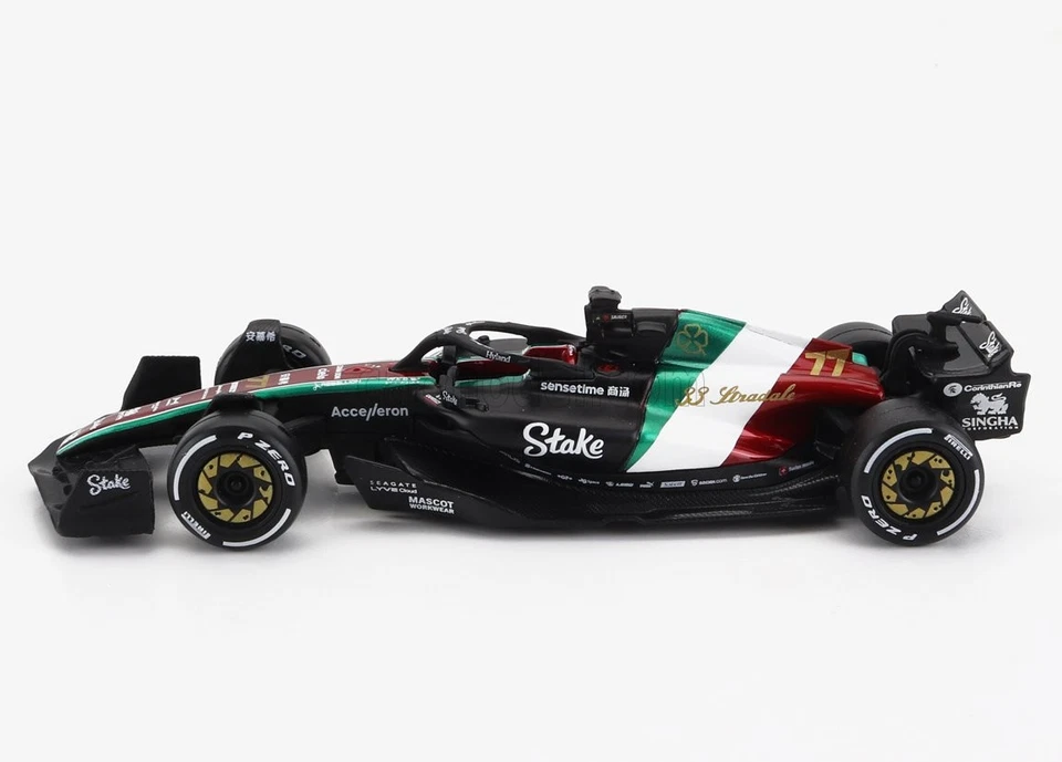 MODELLINO AUTO STATICO DIECAST ALFA ROMEO F1 C43 BOTTAS MONZA GP 2023 SCALA 1/43 - Immagine 3 di 4