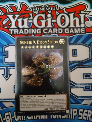 yugioh dyson sphere deck Number 9: - MGED-EN089 - Rare up Xyz Material NUMBER C9: CHAOS DYSON SPHERE