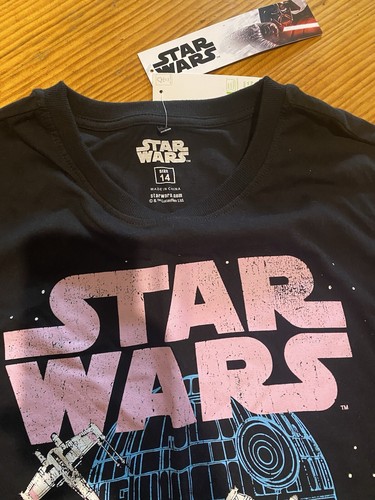 Disney Star Wars Print Vintage Short Sleeve T-Shirt 100% Cotton - Size L - BNWT - Picture 3 of 6