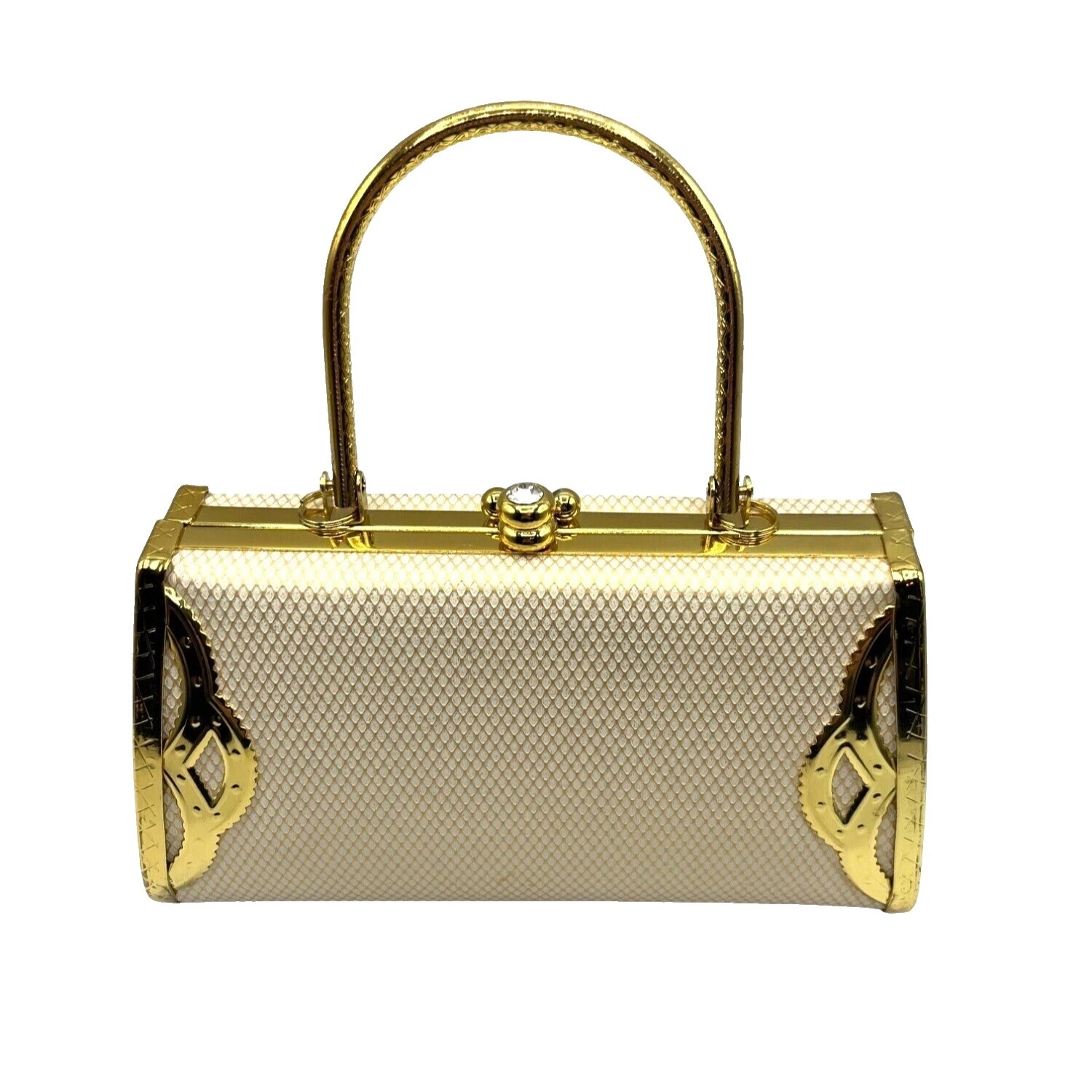 Bolsos vintage formal de metal eveningwear, Bolsos y estuches