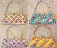 Beautiful Beaded Evening Handbag Purse Clutch Bag Christmas Gifts