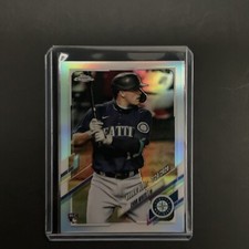 Evan White Topps Chrome Update 2021 RC Rookie USC46 Refractor /250