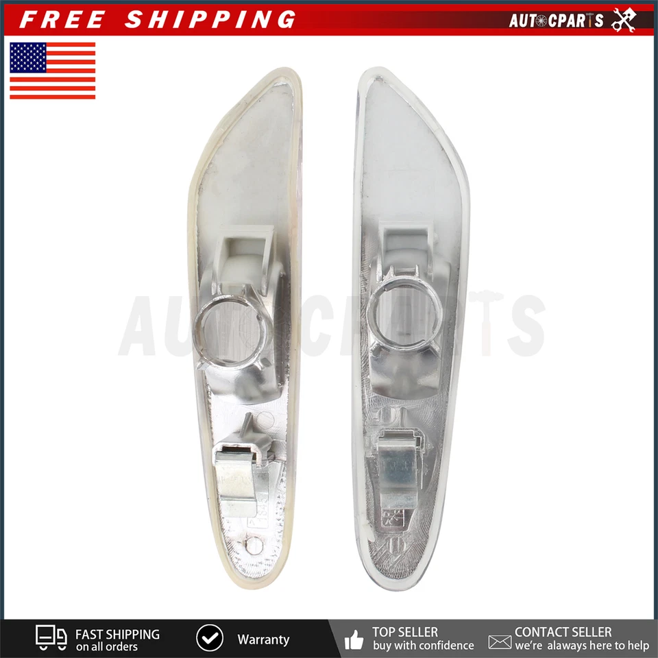 Luces LED de señal de giro de marcador lateral ámbar dinámico para BMW E60 E82 E83 E90 E92 E46 Foto 4 de 4