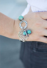 NEW PAPARAZZI VINTAGE BLUE LOBSTER CLASP BRACELET You Choose HTF