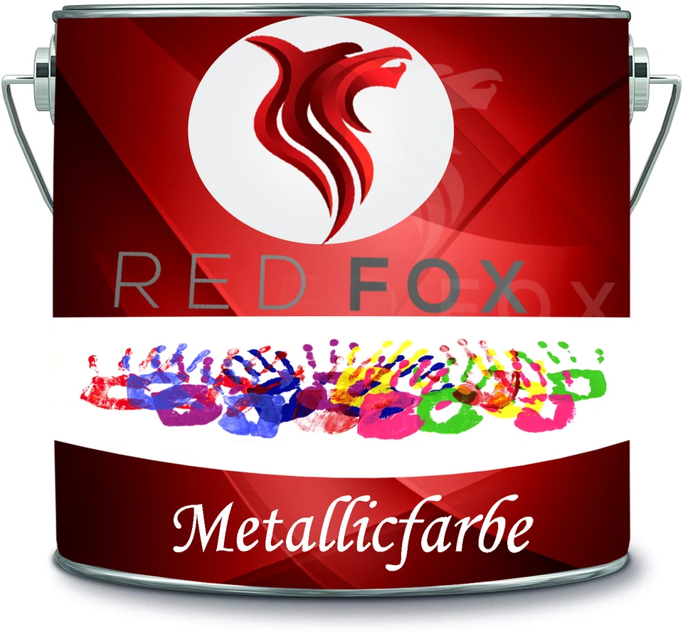 RED FOX 10 Liter exklusive Metallicfarbe Latexfarbe Innenwandfarbe - Bild 1 von 4