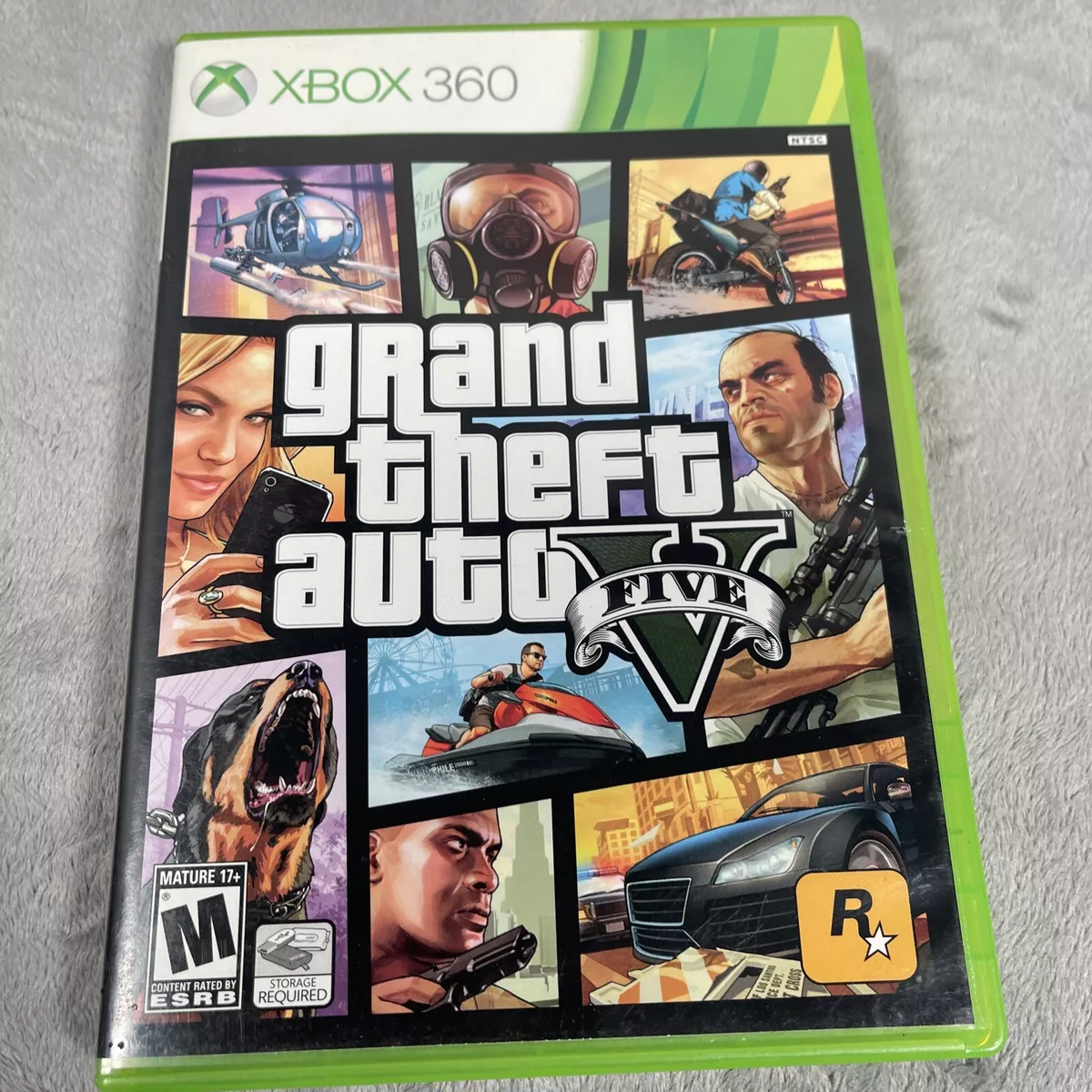 Grand Theft Auto V GTA 5 (Microsoft Xbox 360) - Complete W/Manual + Map  TESTED!