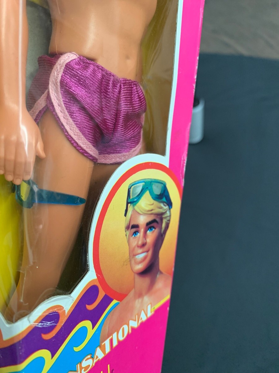Barbie Ken 1981 Sunsational Malibu NRFB - Collectionneur, Fabriqué à Hong Kong