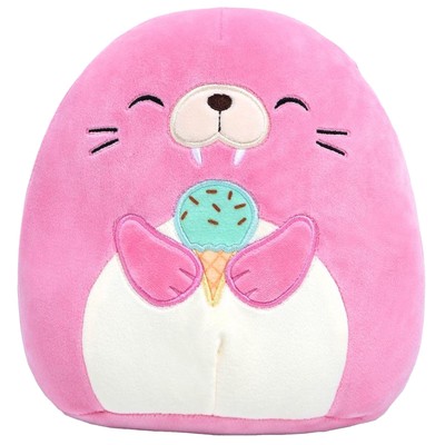 Squishmallow 8'' Ova the Walrus with Ice Cream Cone INHAND FASTSHIP