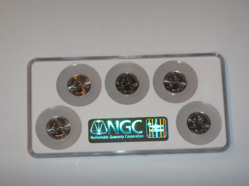 2003-D Set State Quarters Limited Edition NGC Collectors Society MS65 Slab Set - Image 4 of 4