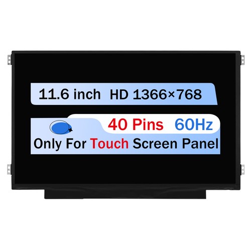 L92828-001 11.6" for HP Chromebook 11MK G9 EE LCD Touch Screen Display HD 40 Pin