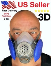 3D Half Face Respirator, LARGE, BRAND NEW, re...