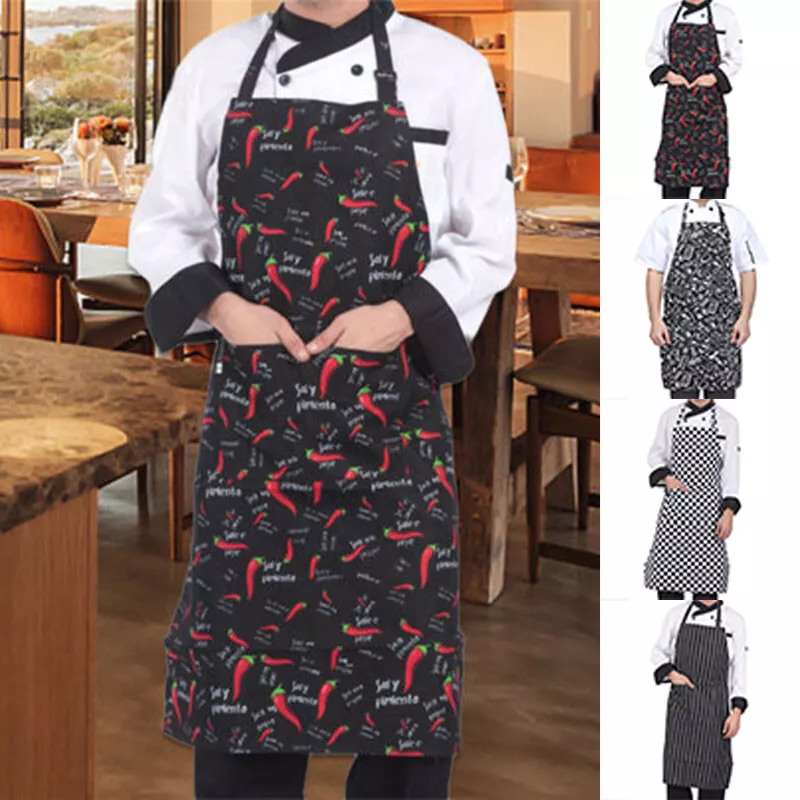 Homme Femme Cuisine Ménage Barbecue Restaurant Cuisine Chef Tablier Robe