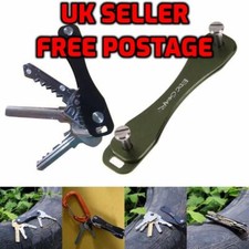 Smart Folding Key Organizer Holder Keyring  Pocket Keychain EDC Multi Tool Metal