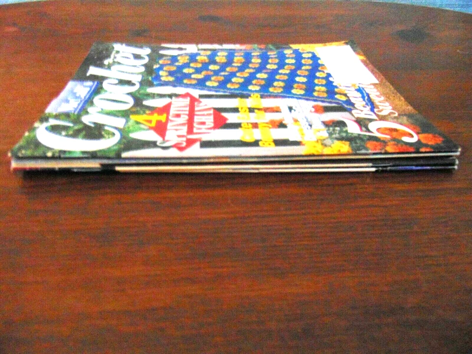 Lot of 4 issues of McCall's Crochet Pattern Magazines 1995/1996 VGC - Image 4 of 4