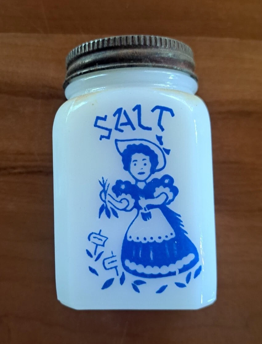 Blue glass best sale spice jars