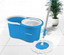 Bodenwischer Wischmop Set Eimer Mikrofaser Wischbezug Hochgeschwindigkeitsrotat