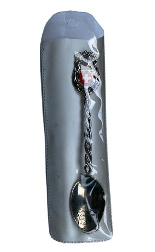 Collectible spoon / Switzerland Switzerland Schweiz / silver metal / 11.8 cm - Picture 4 of 4