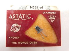 Vintage NOS Astatic N562-sd Genuine Diamond Phonograph Stylus Needle