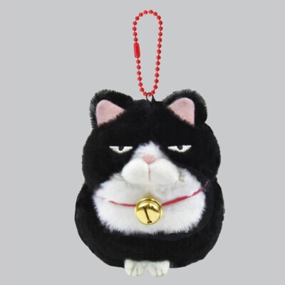 AMBUSH 猫耳 Japan Amuse Black Cow Cat Higemanju Anko Plush Bell Charm