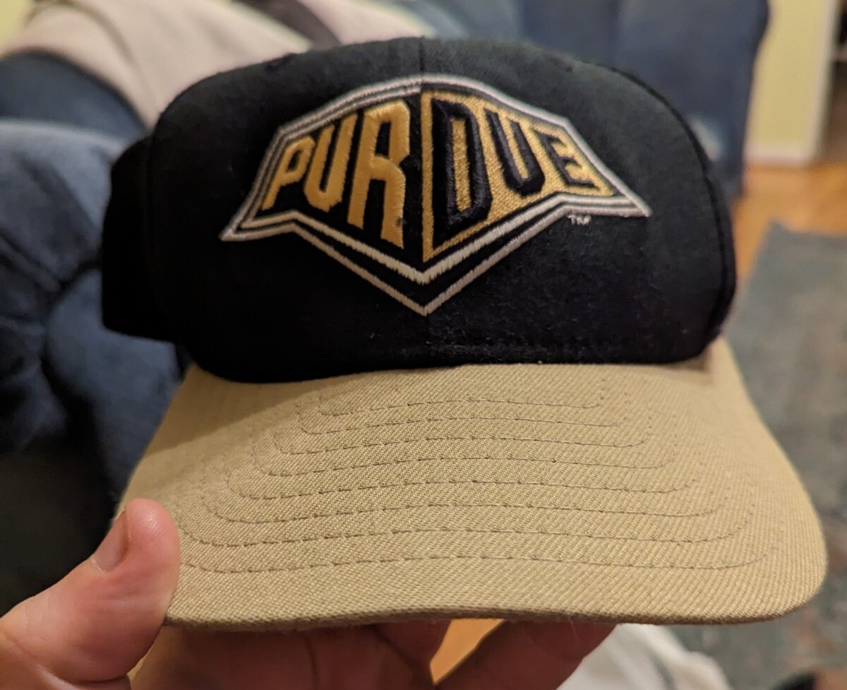 Vintage 80s 90s Purdue Boilermakers Hat Cap Adult 7 1/2