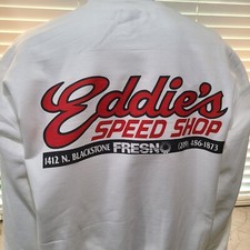 Classic Vintage Race Sweatshirt EDDIES SPEED SHOP FRESNO, CALIFORNIA
