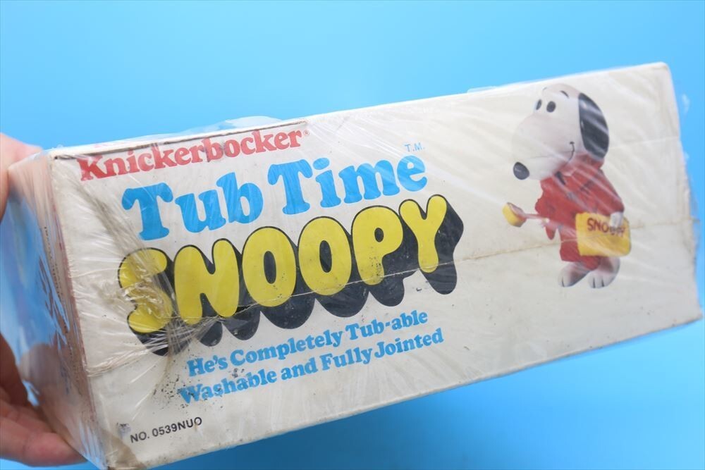 Dead Stock 80s Knickerbocker snoopy Tub Time Snoopy Doll Dead Stock 80s Knickerbocker snoopy Tub Time Snoopy Doll