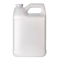 F-Style 38/400 Natural 1 Gallon Bottle HDPE Jug w/ Ribbed Cap 128oz 