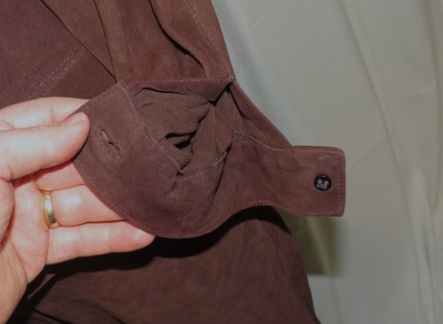 Burberrys Prorsum Vintage Bordueax Suede Leather Three Piece Leisure Suit Size M - Picture 12 of 17