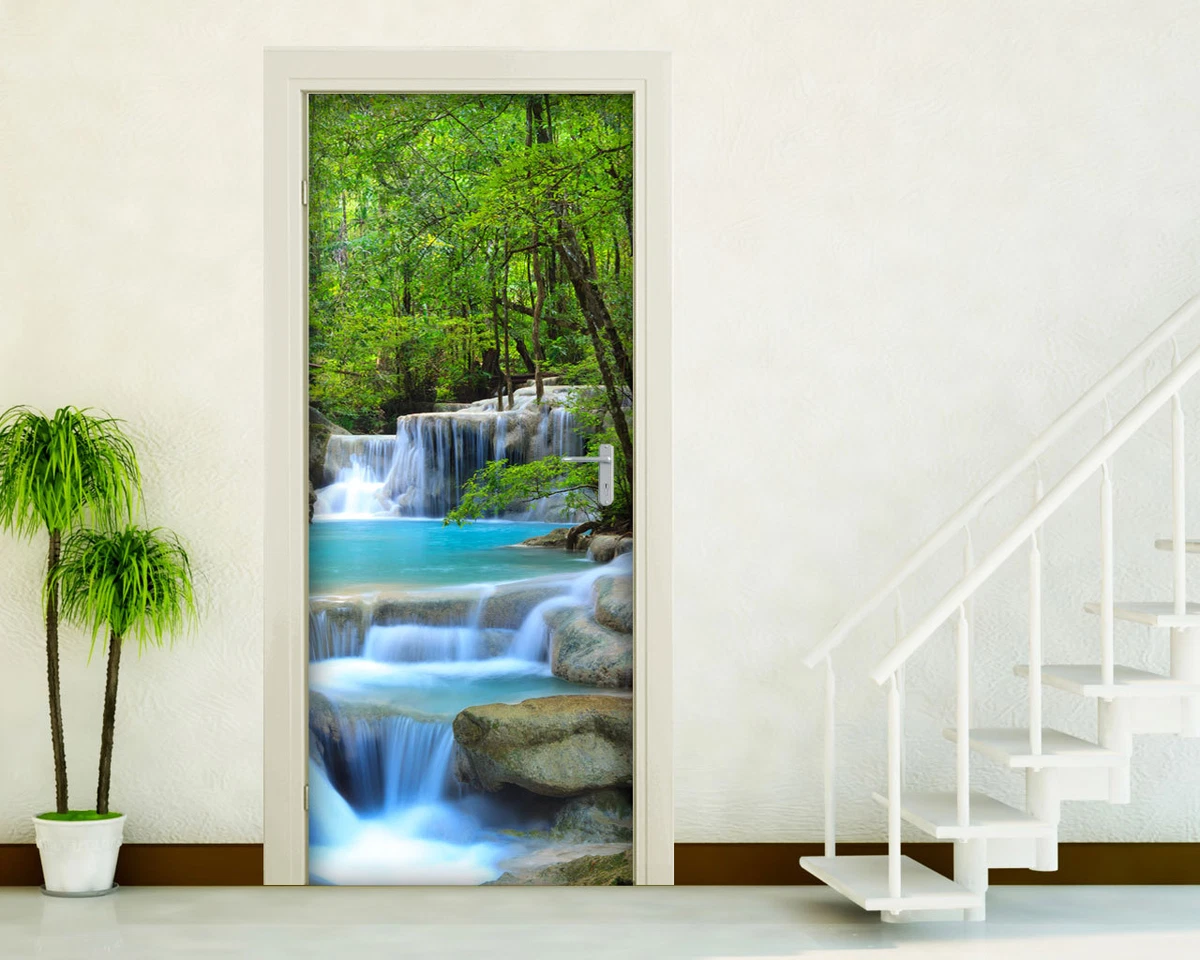 PLIGREA Decalcomania Per Porta Adesivo Murale: Frasi Motivazionali In Vinile 34x12 Cm, Bianco E Nero, Per Casa E Ufficio
