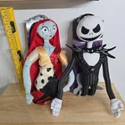Nightmare Before Christmas Disney Posable 24" Jack Skellington And Sally Plush
