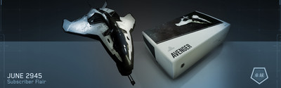 Star Citizen - Limited Flair Item - TAKUETSU AEGIS AVENGER MODEL