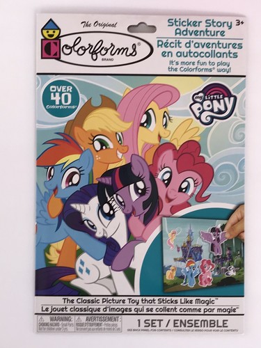4 My Little Pony Gift Set Jumbo Coloring & Activity Books Crayons Sticker Story - Picture 2 of 12