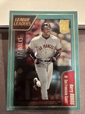 2001 Topps League Leaders Barry Bonds Jason Giambi #395