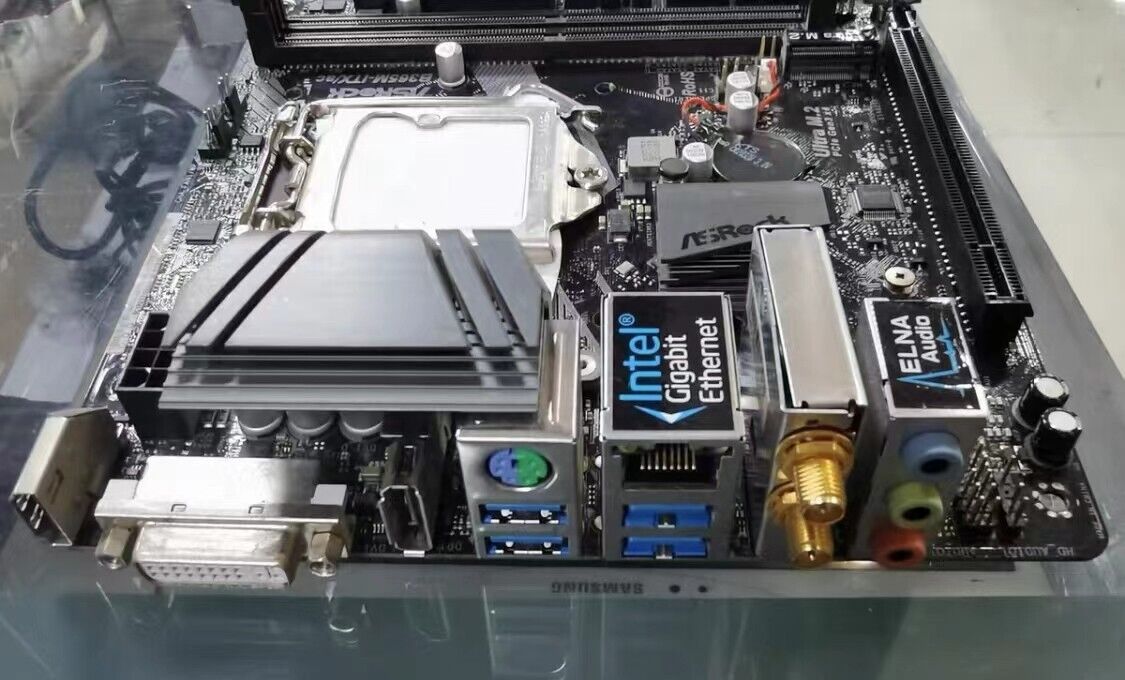 ASRock B365M-ITX/ac Motherboard Intel B365 Mini-ITX LGA1151 DDR4 M.2 DVI DP  HDMI