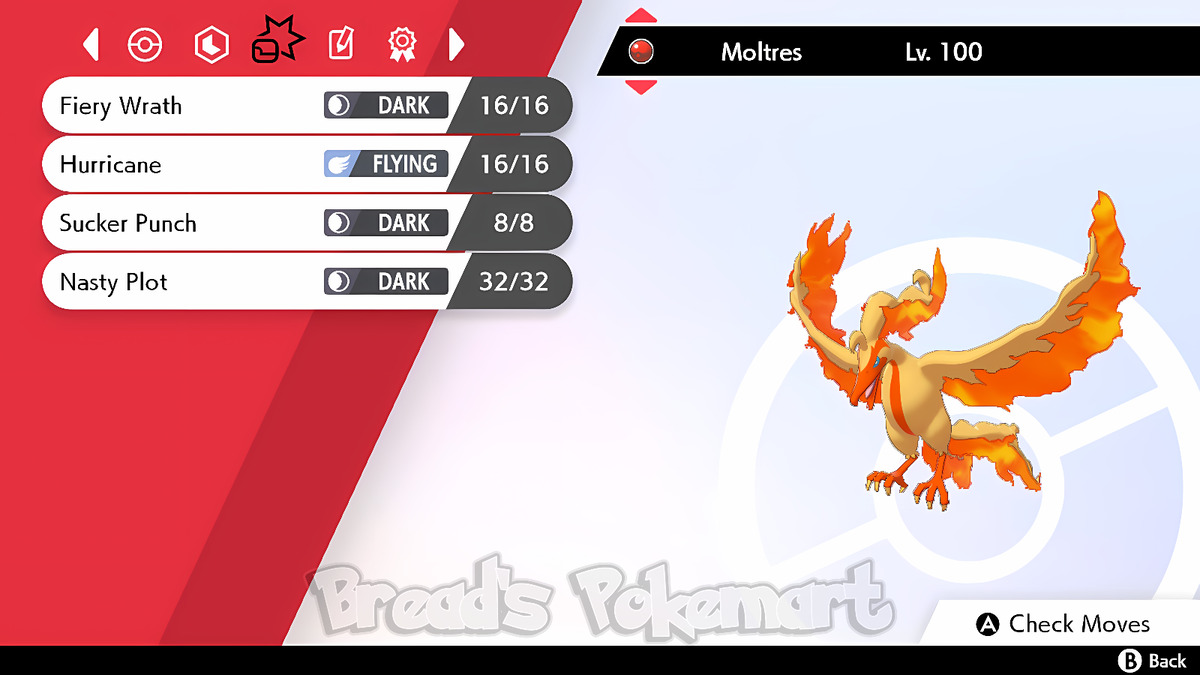 Shiny Galarian Moltres Event | Battle Ready | 6IV | Pokemon Sword and Shield