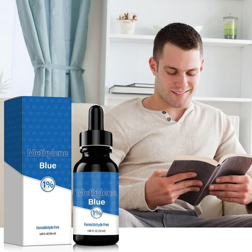 100% czyste niebieskie krople metylenowe - klasa farmaceutyczna 50 ml - Zdjęcie 5 z 13