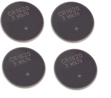 4 X CR1620 REMOTE KEY FOB BATTERY FITS CITROEN C1 C2 C3 C4 C5 C8 SAXO XSARA