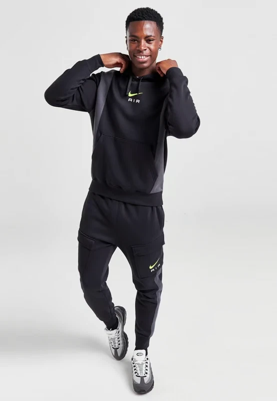 Nike Tracksuit Black Mens Air Fleece Hoodie Joggers Sweatpants Hoody Bottoms
Opens in a new window o