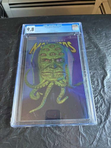 Mark Spears Monsters #8 A44 Foil Cover CGC 9.8