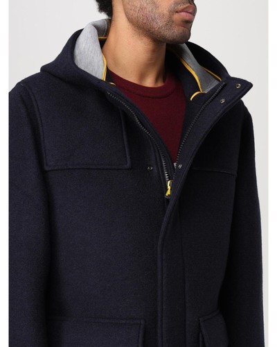 Manuel Ritz Hooded Duffle Coat Relaxed Fit Men Blue Jackets - Picture 4 of 5