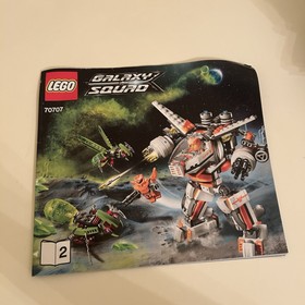 LEGO Galaxy Squad 70707 Space Bug Obliterator ~MANUAL Building Instructions ONLY
