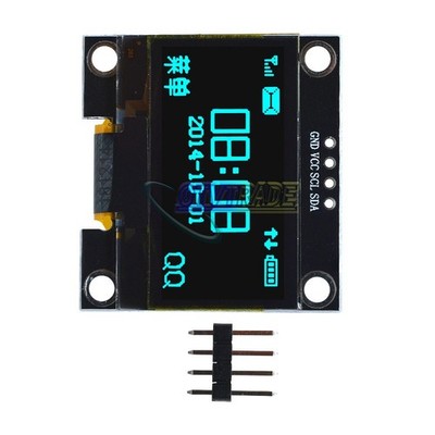 1.3''   OLED LCD 4Pin Display Module IIC I2C 128x64 3-5V   #iw