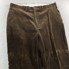 Vintage Polo by Ralph Lauren Corduroy Pants Mens 38x30 Brown Thick Baggy Andrew