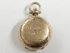 Antique Rolled Gold Dennison Sovereign Case Circa 1890 22.5g