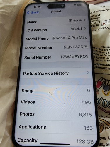 Apple iPhone 14 Pro Max 128GB Unlocked Read description - Afbeelding 13 van 18