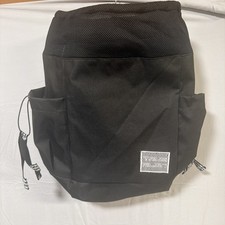 True Religion Black Nylon Backpack Drawstring Top Made In USA