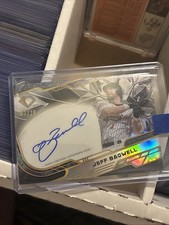 Jeff Bagwell Icons Chrome Auto Black Refractor /10 - 2025 Topps Diamond Icons