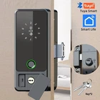 G18 Tuya Bluetooth Smart Door Lock Fingerprint Digital IC Card Password Unlock