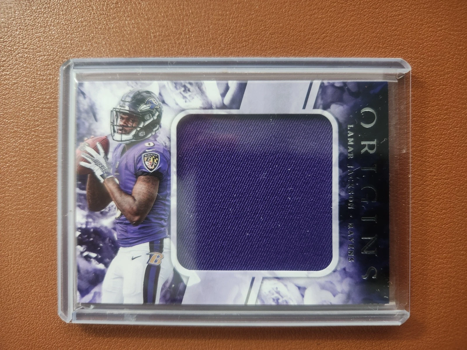 Lamar Jackson Panini Origins Rookie Jumbo Jersey #RJJ17 Base